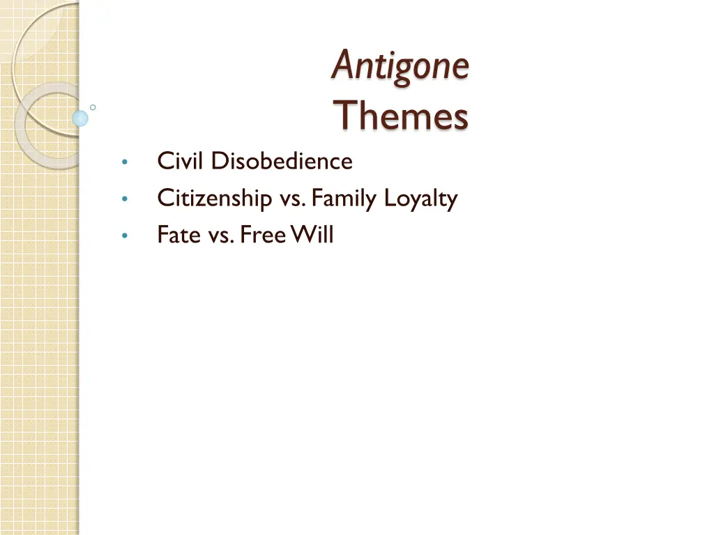 antigone themes
