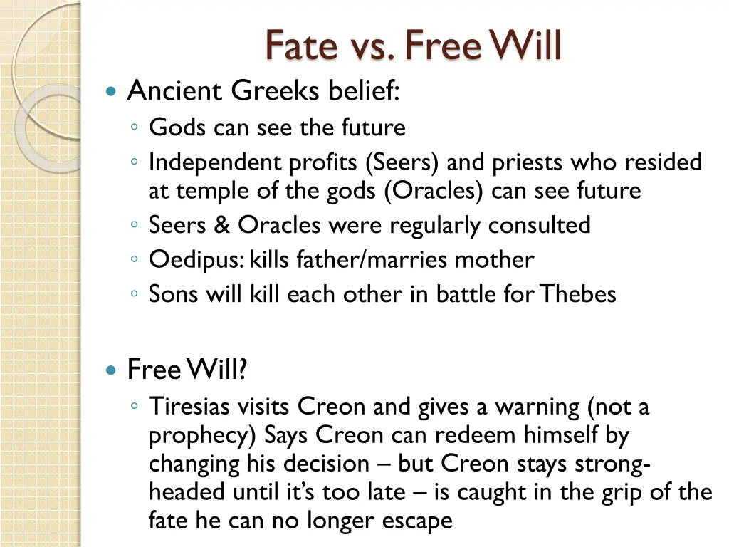 fate vs free will