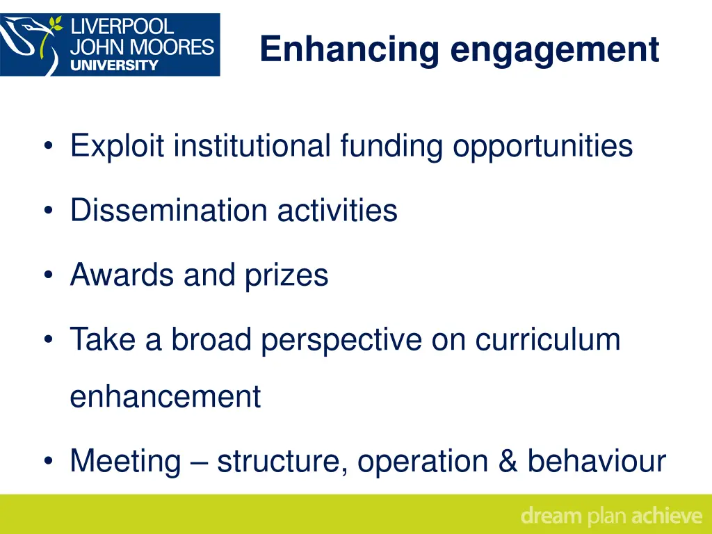 enhancing engagement