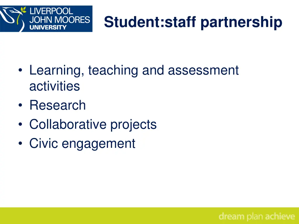 student staff partnership