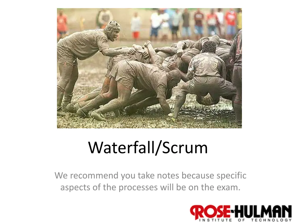 waterfall scrum