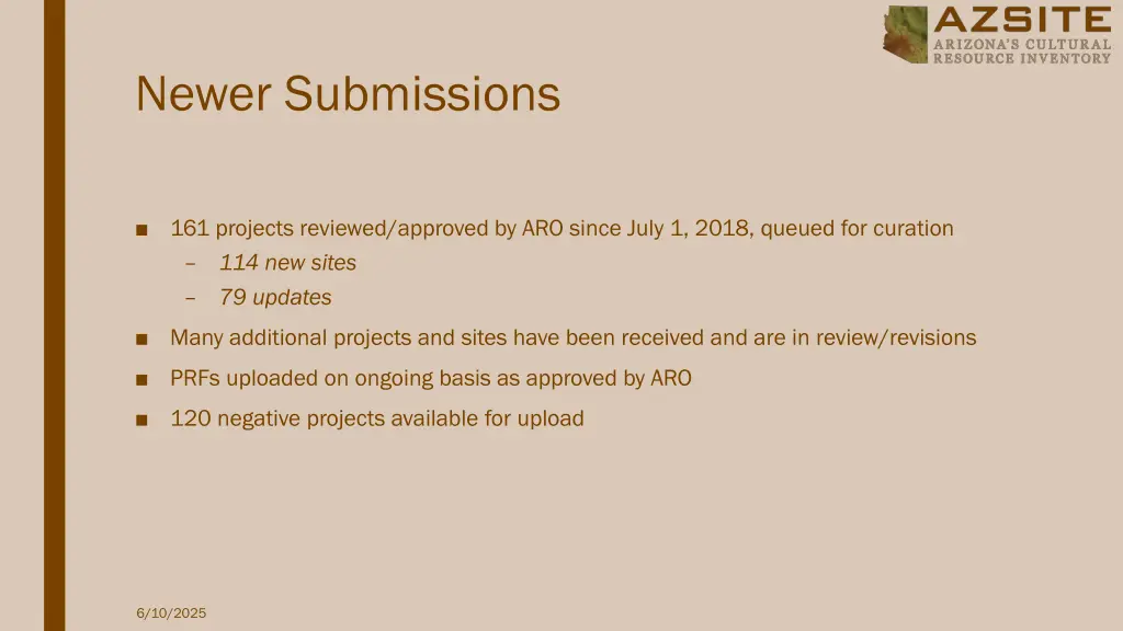 newer submissions