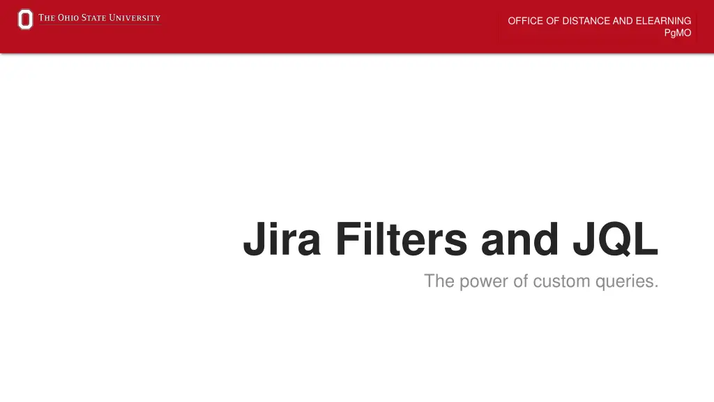 office of distance and elearning 13