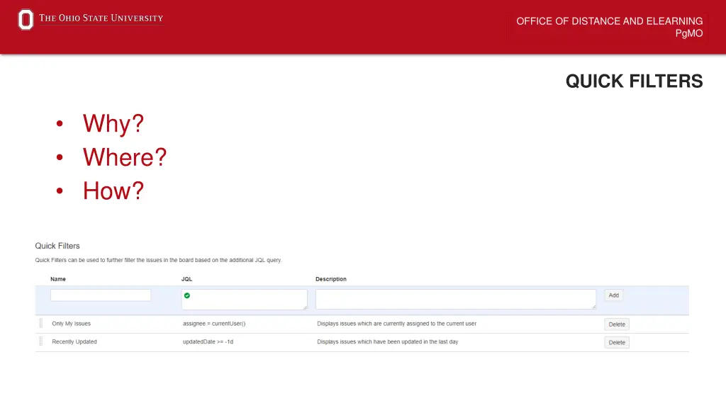office of distance and elearning 14