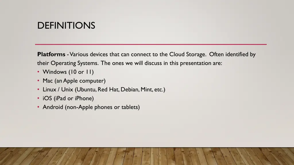 definitions 1