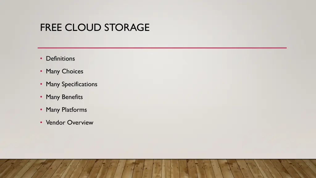 free cloud storage 1