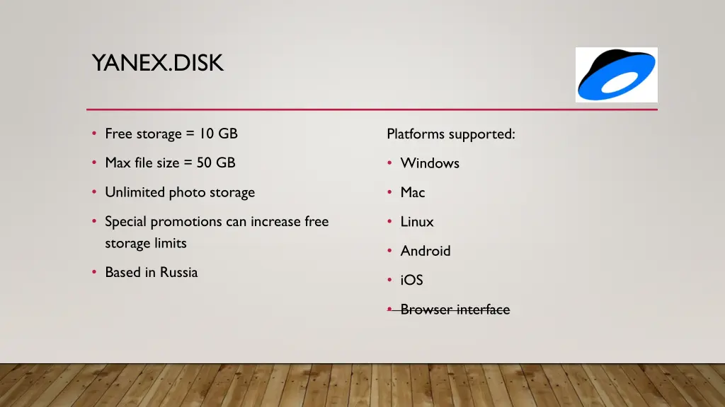 yanex disk