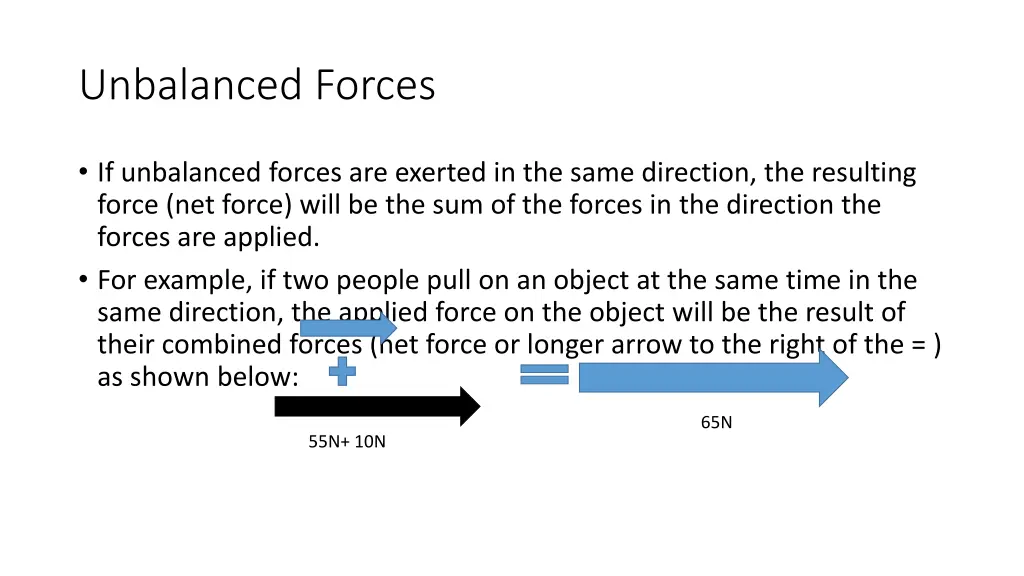 unbalanced forces 2