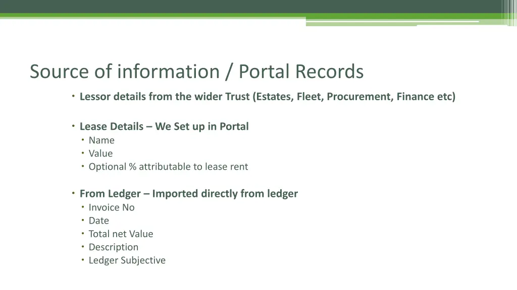 source of information portal records