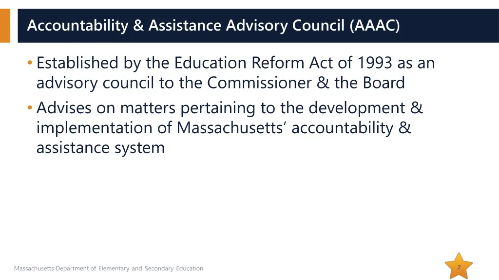 accountability assistance advisory council aaac