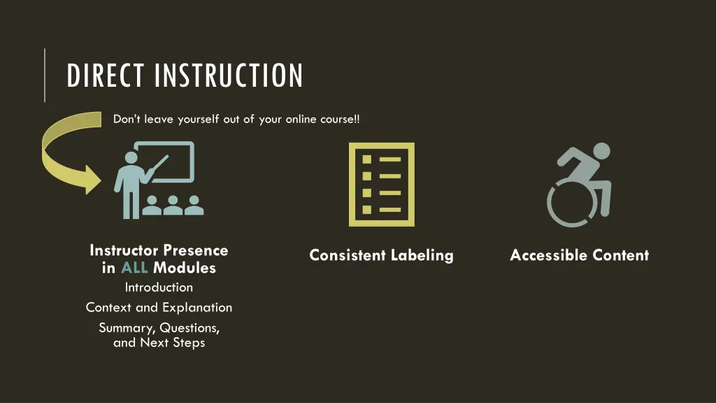 direct instruction