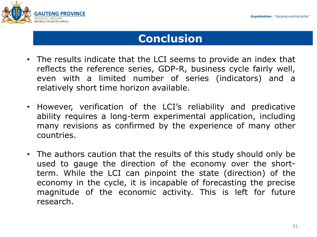 conclusion 1