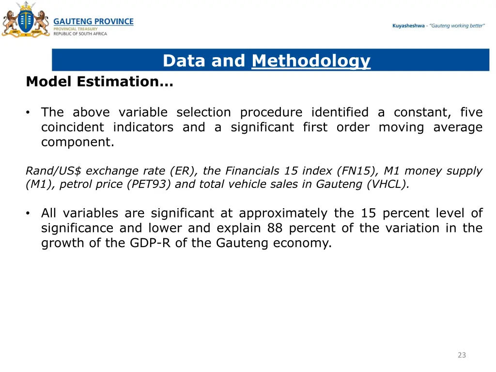 data and methodology 10