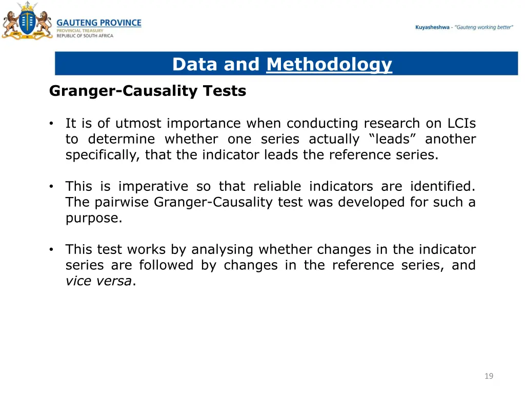 data and methodology 6