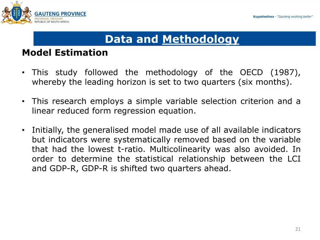 data and methodology 8