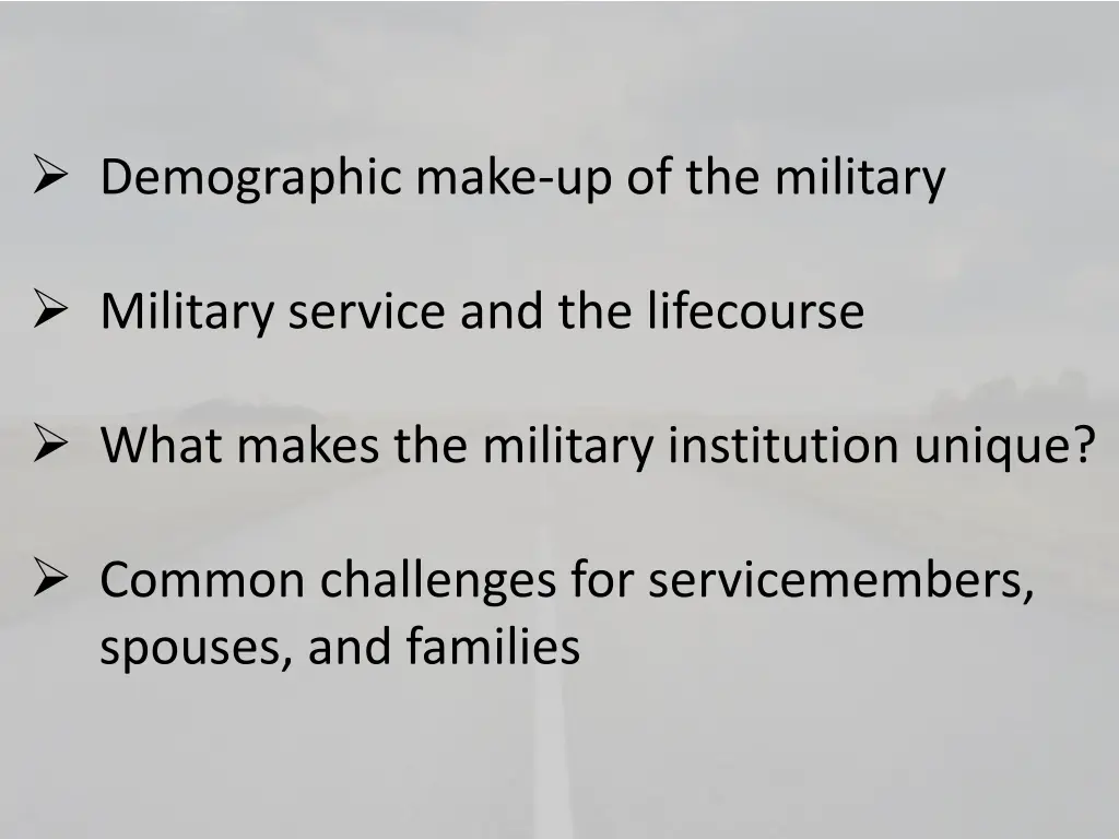 demographic make up of the military