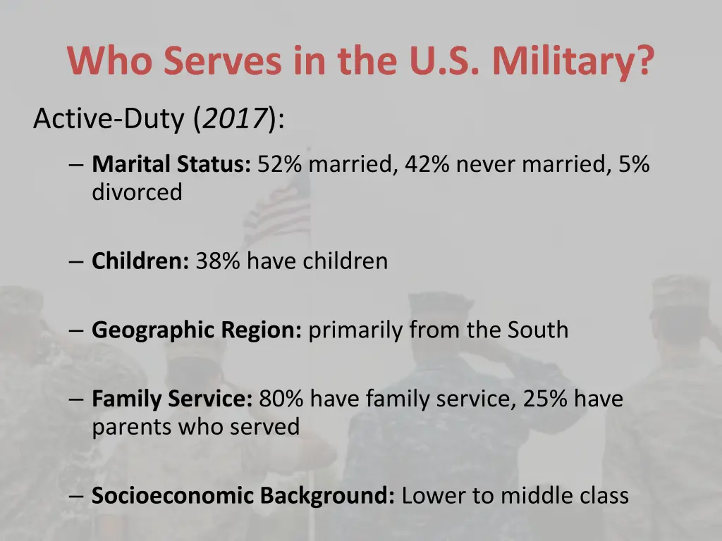 who serves in the u s military 2