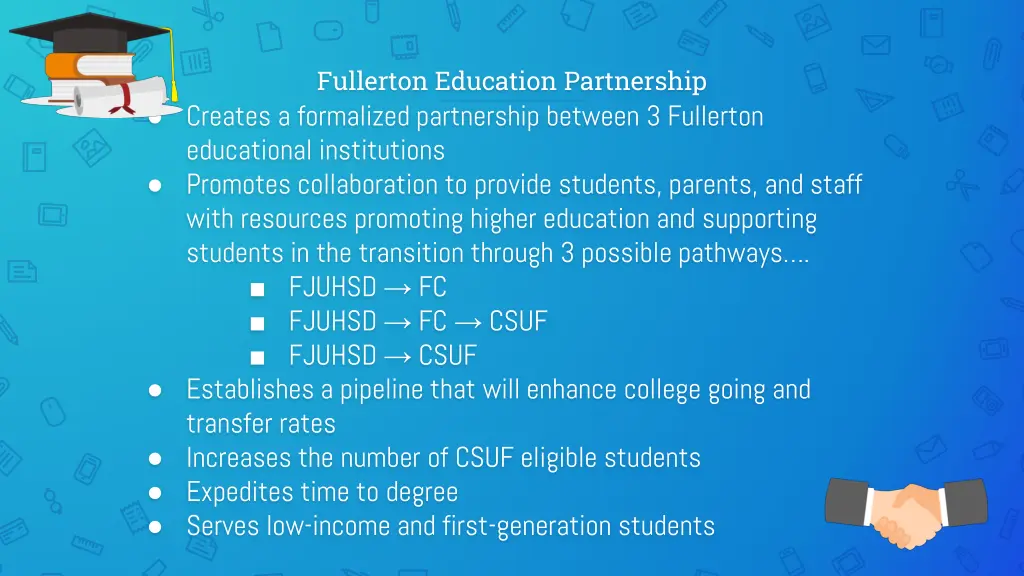 fullerton education partnership creates