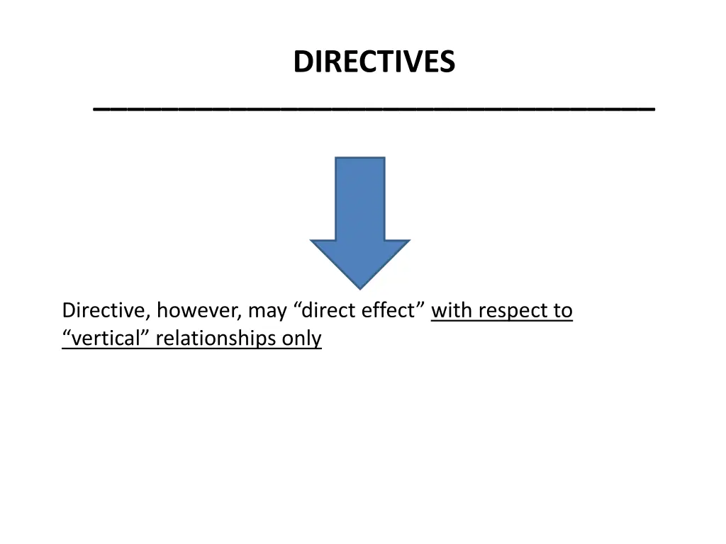 directives 3