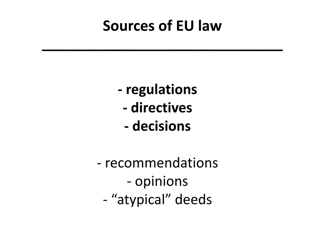 sources of eu law