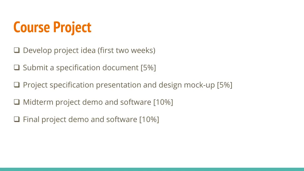 course project