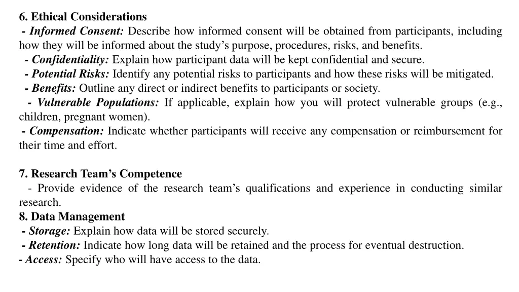 6 ethical considerations informed consent