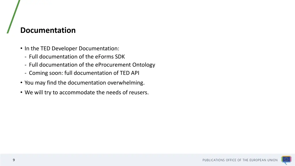 documentation
