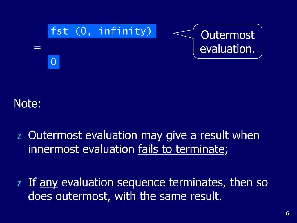 fst 0 infinity