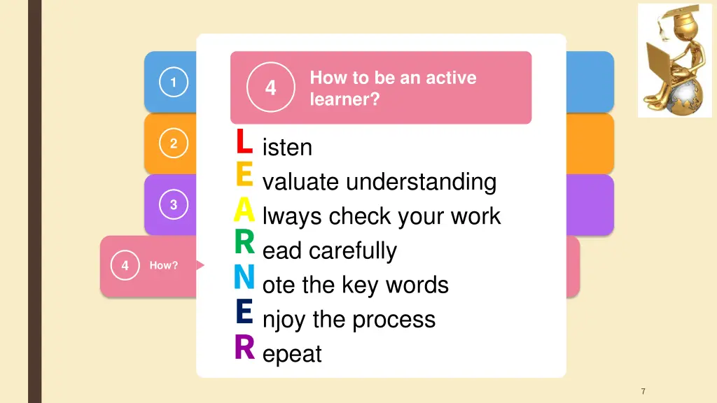 how to be an active learner