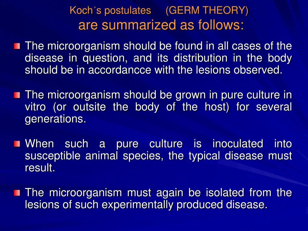 koch s postulates are summarized as follows