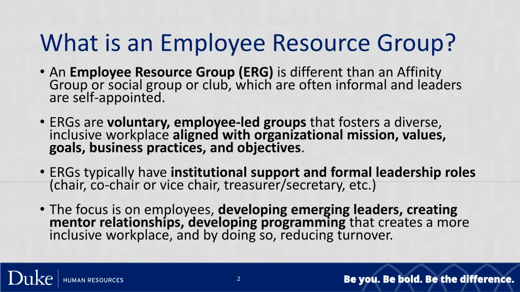 what is an employee resource group an employee