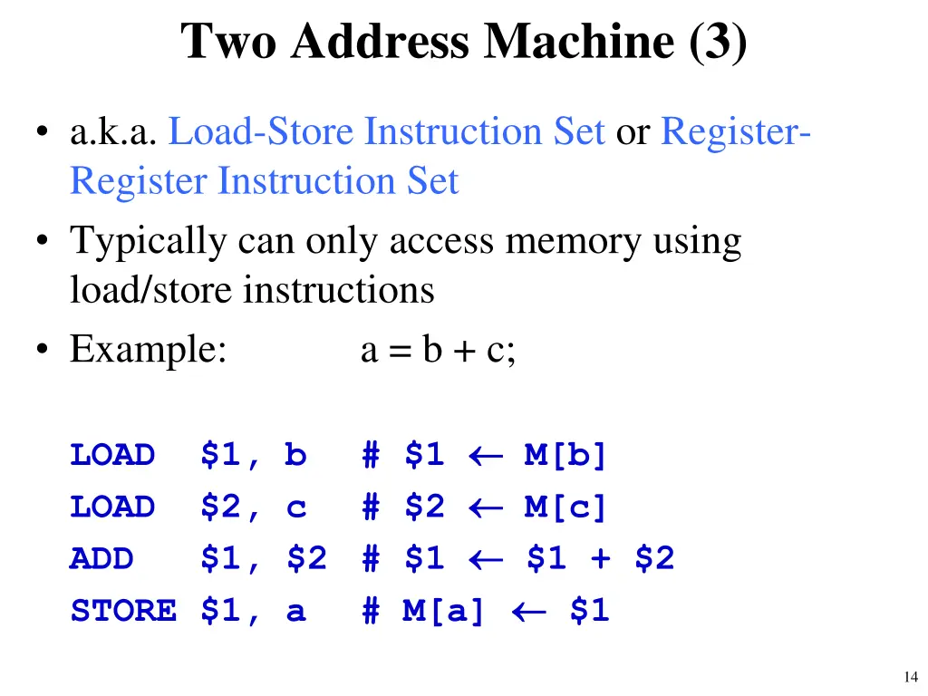 two address machine 3