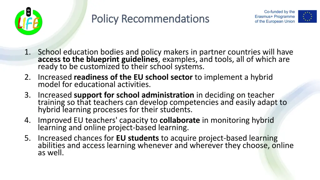 policy recommendations policy recommendations 2