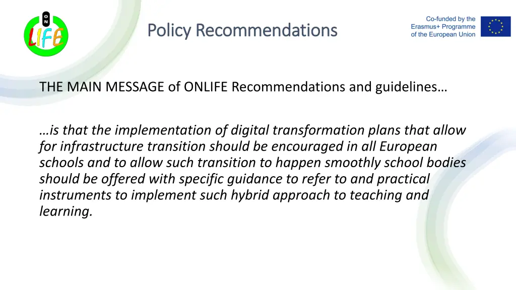 policy recommendations policy recommendations 6