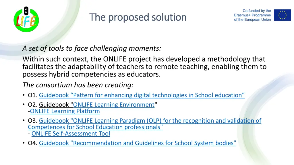 the proposed solution the proposed solution