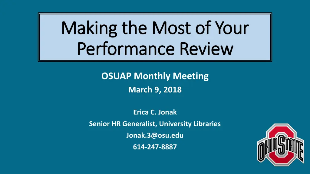 making the most of your making the most of your