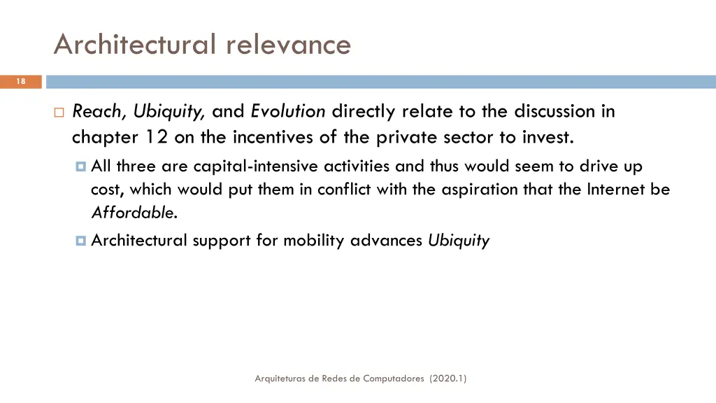 architectural relevance