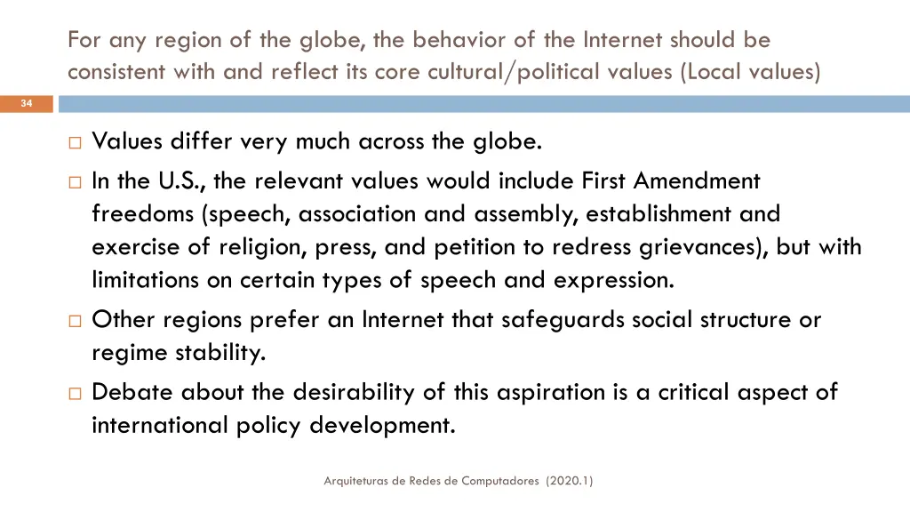 for any region of the globe the behavior