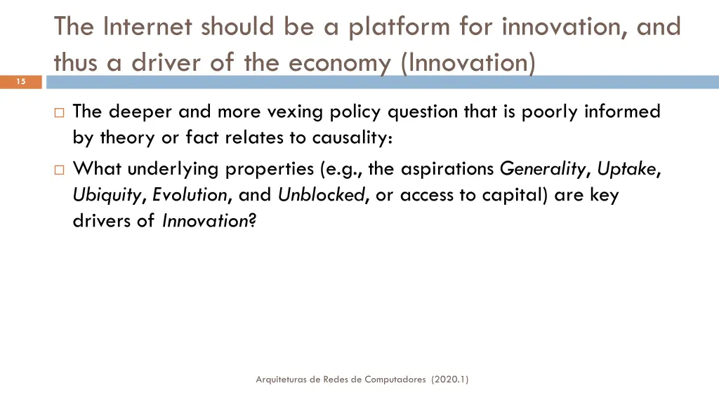 the internet should be a platform for innovation 1