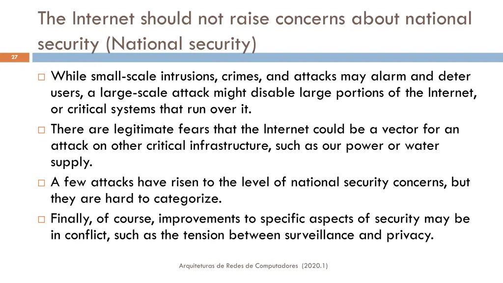 the internet should not raise concerns about