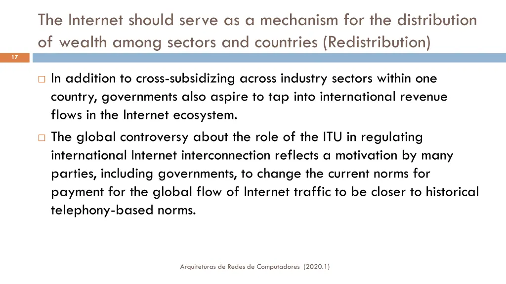the internet should serve as a mechanism 1