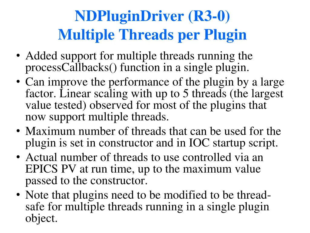 ndplugindriver r3 0 multiple threads per plugin