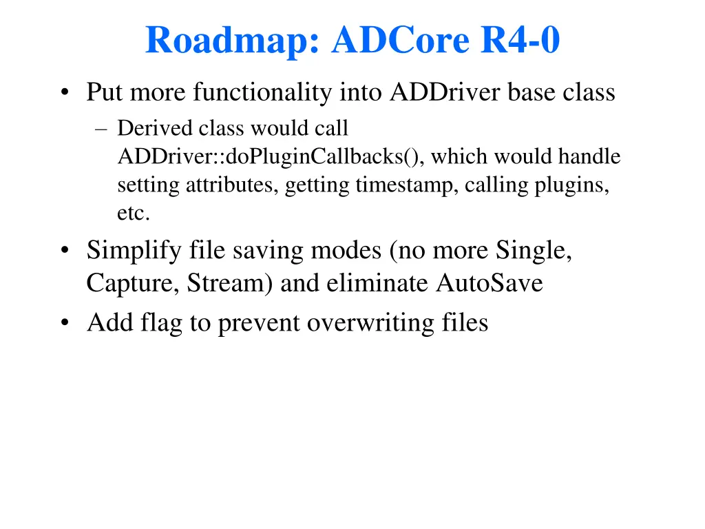 roadmap adcore r4 0