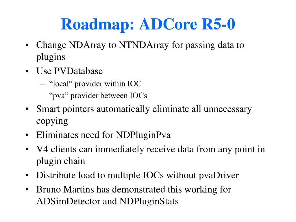 roadmap adcore r5 0