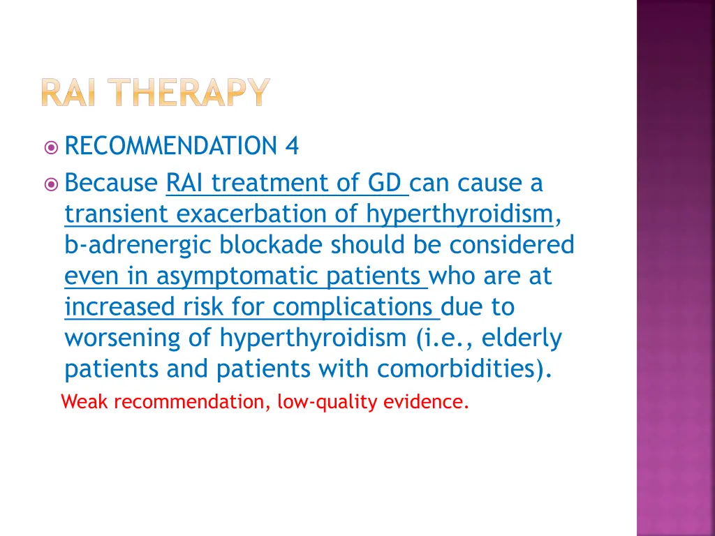 rai therapy