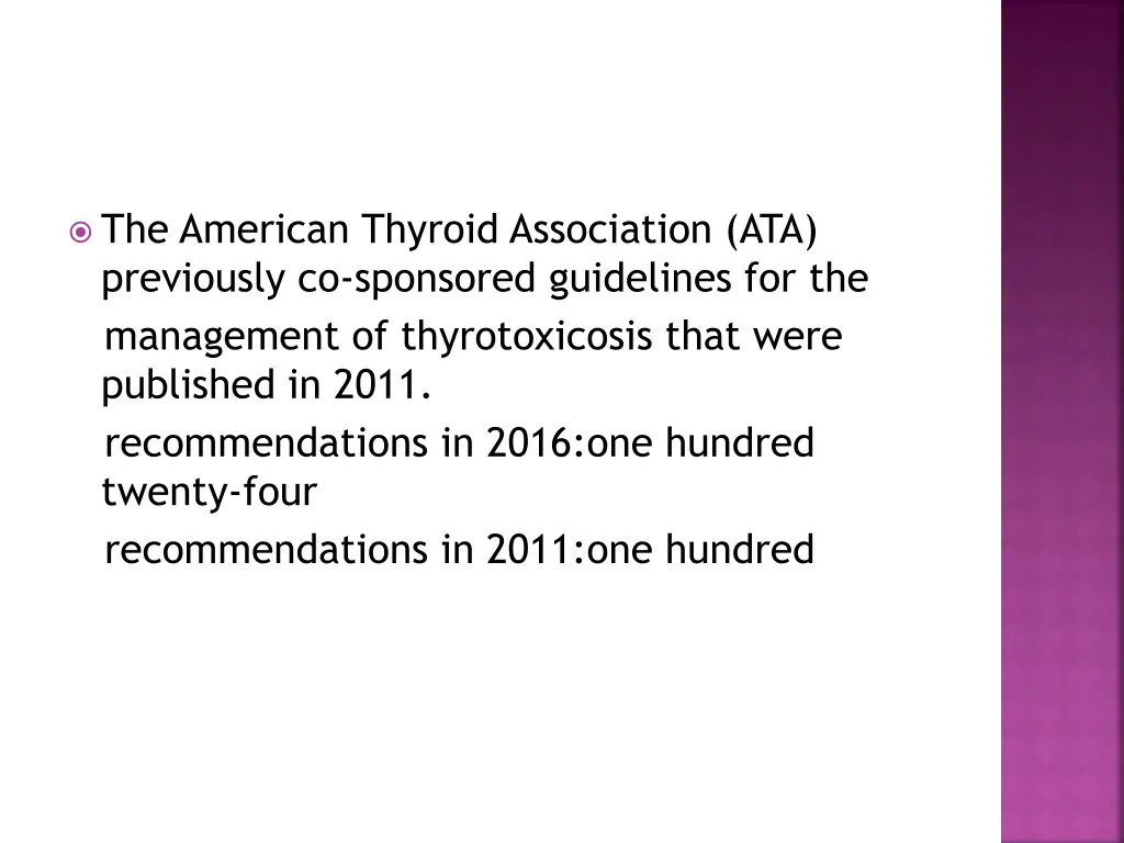 the american thyroid association ata previously