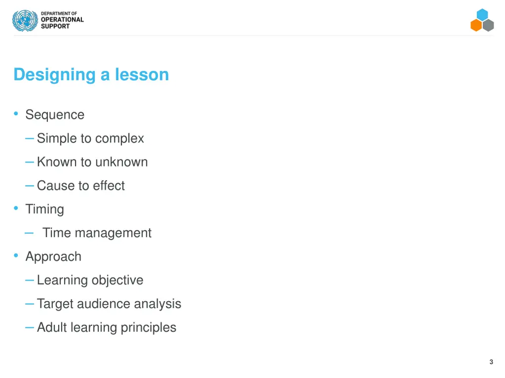 designing a lesson