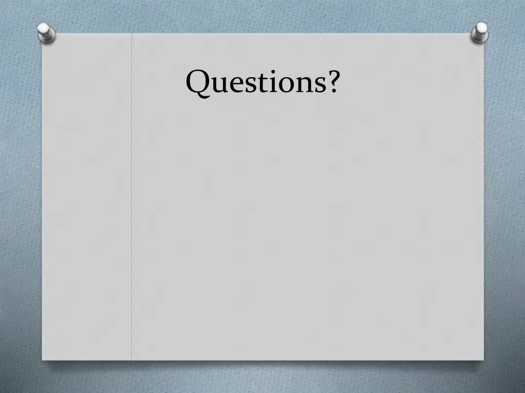 questions