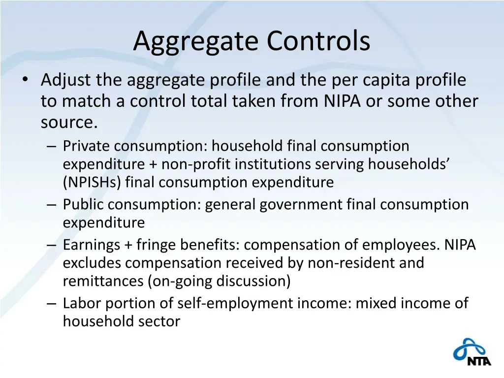 aggregate controls