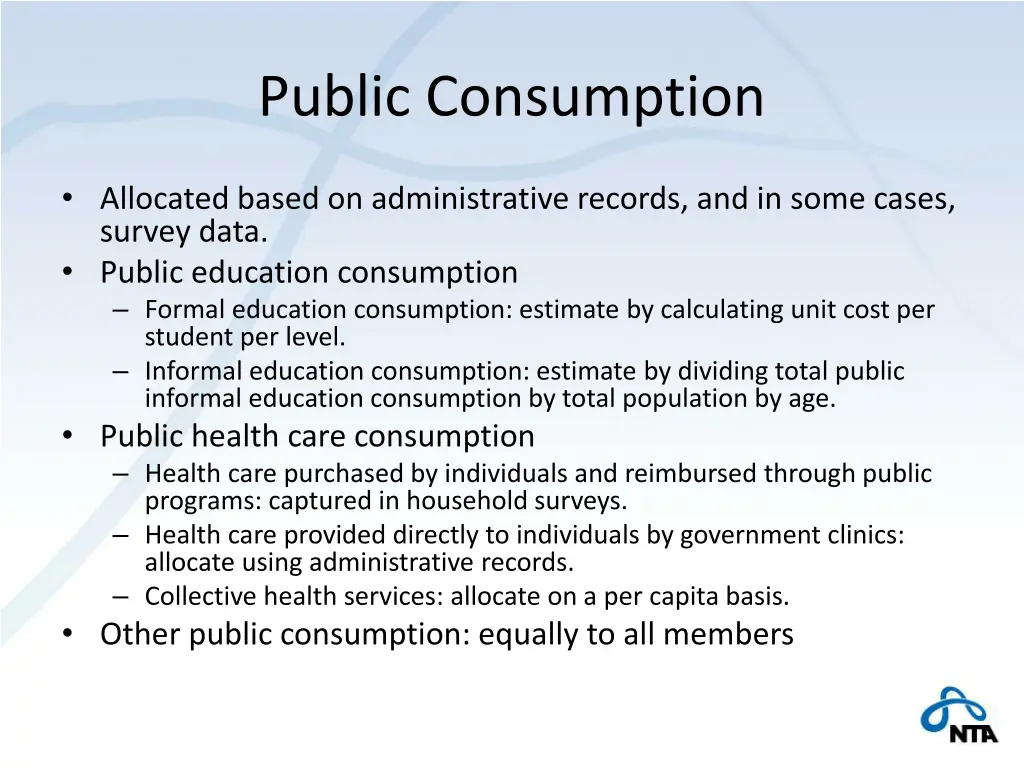 public consumption